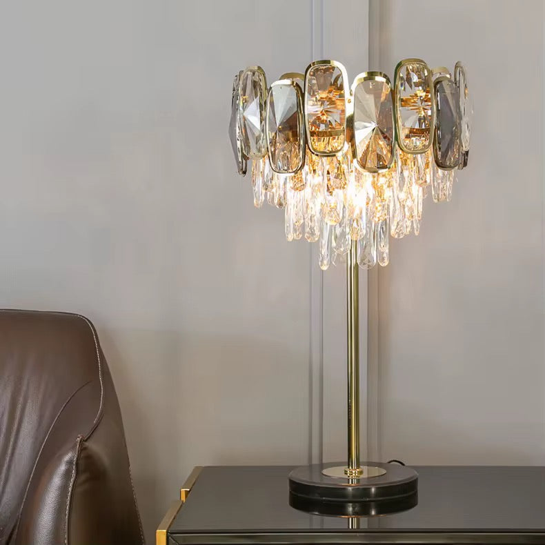 LUXURY K9 CRYSTAL BEDSIDE TABLE LAMP