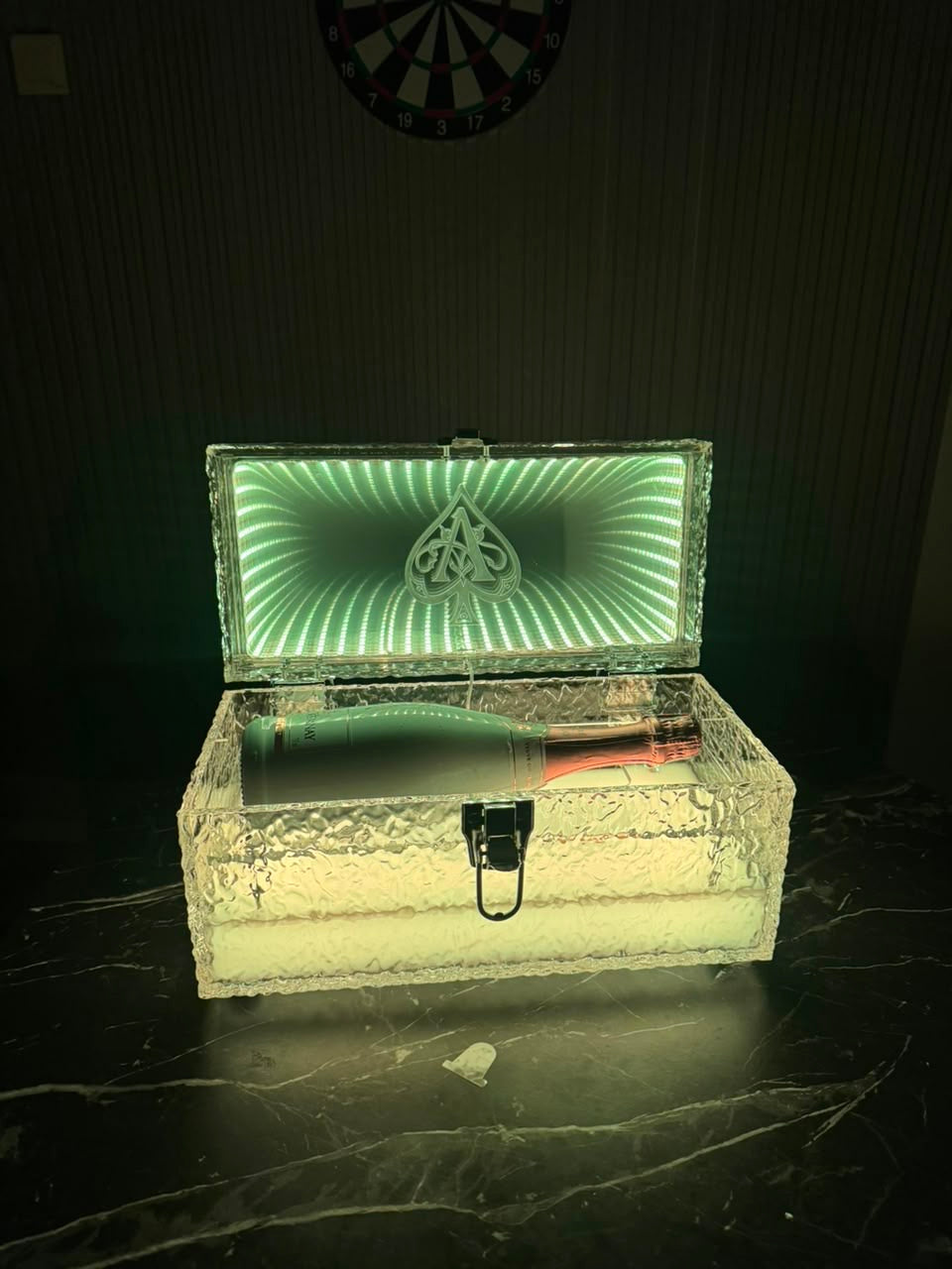 Ace of Spades LED Champagne Bottle Presenter Box