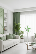 Haani turkey rechargeable standing fan
