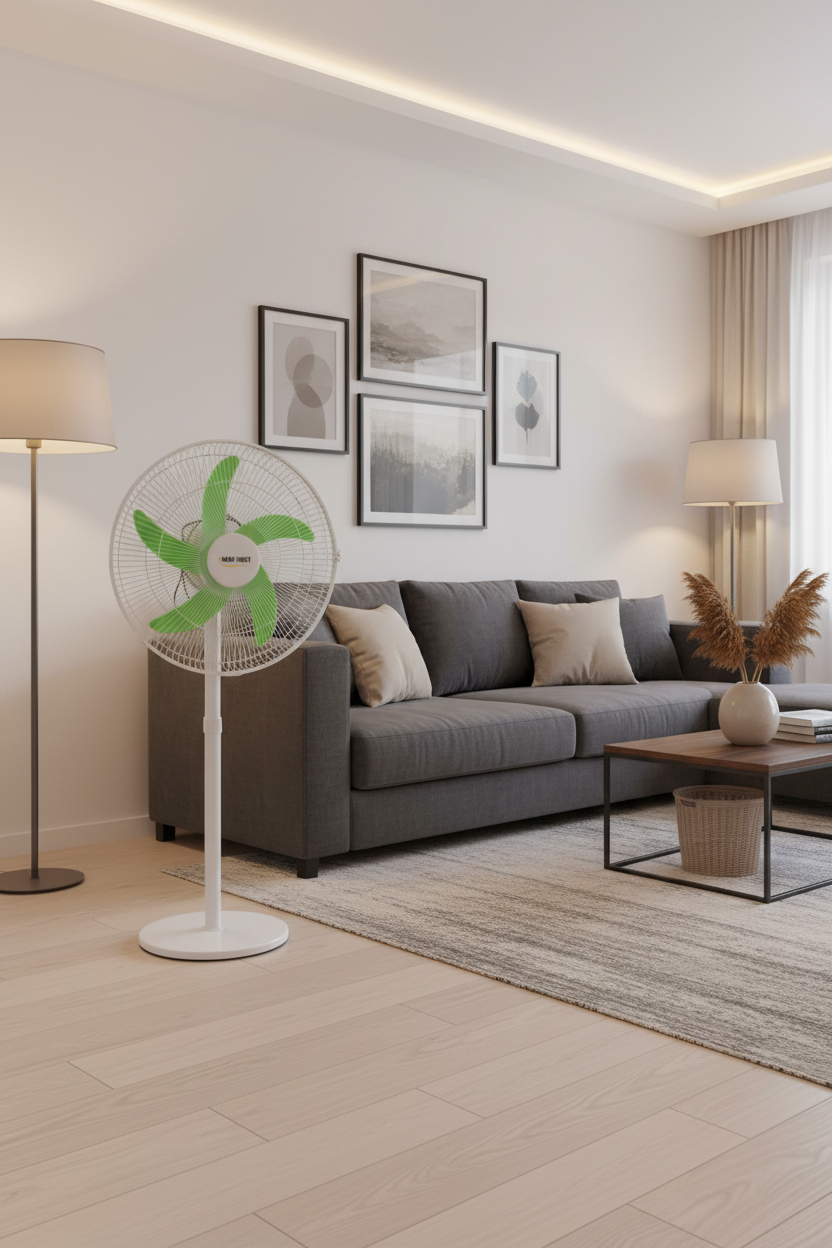 Haani turkey rechargeable standing fan