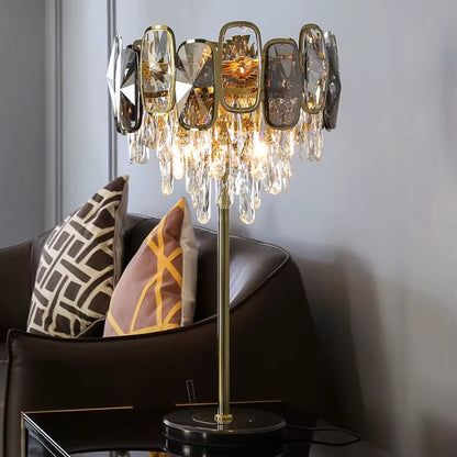 LUXURY K9 CRYSTAL BEDSIDE TABLE LAMP