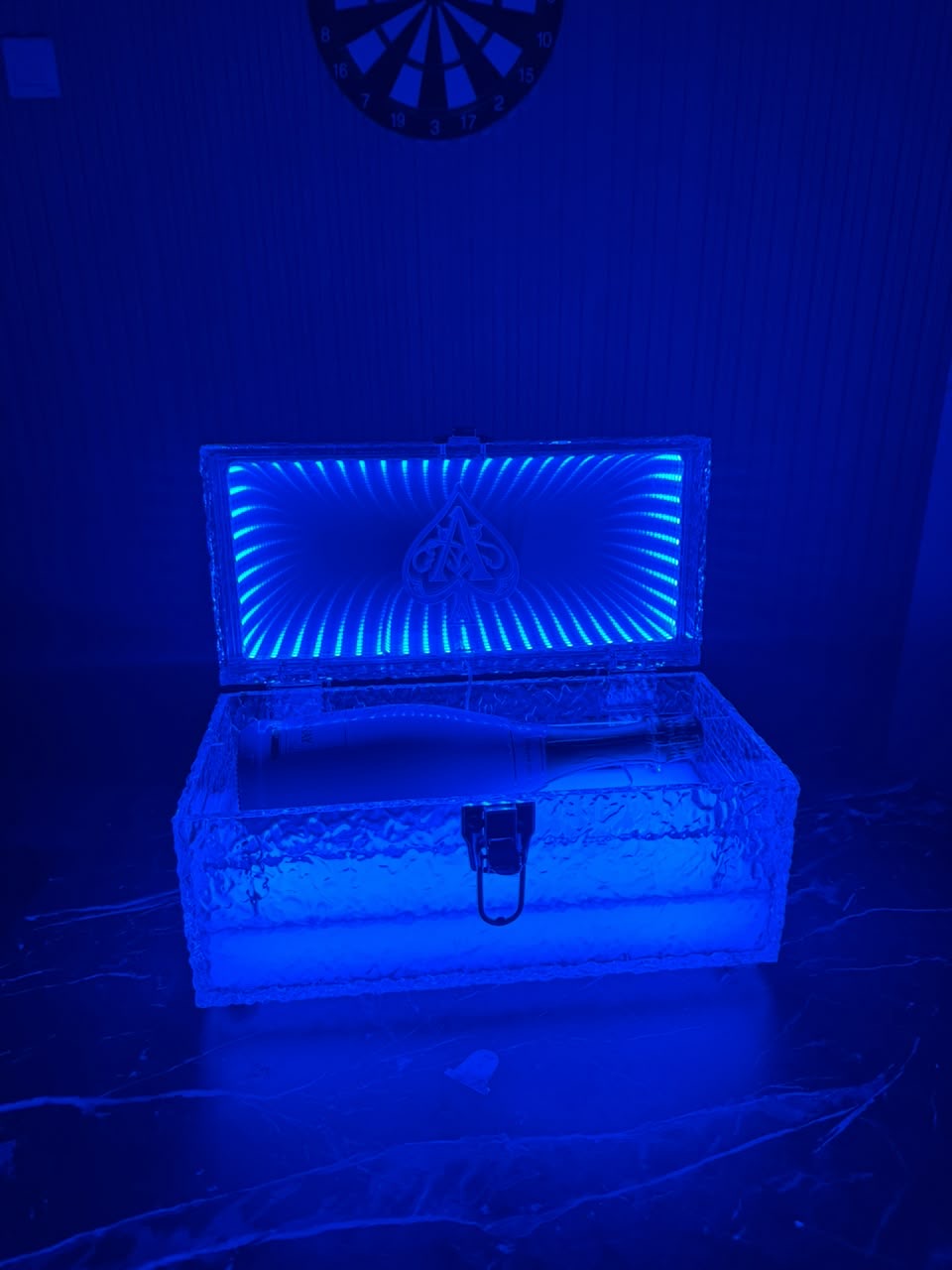 Ace of Spades LED Champagne Bottle Presenter Box