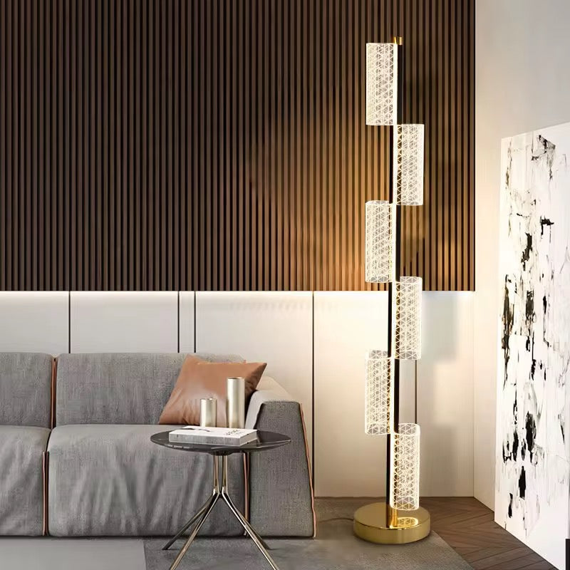 Invincible led acrylic minimalist led floor lamp