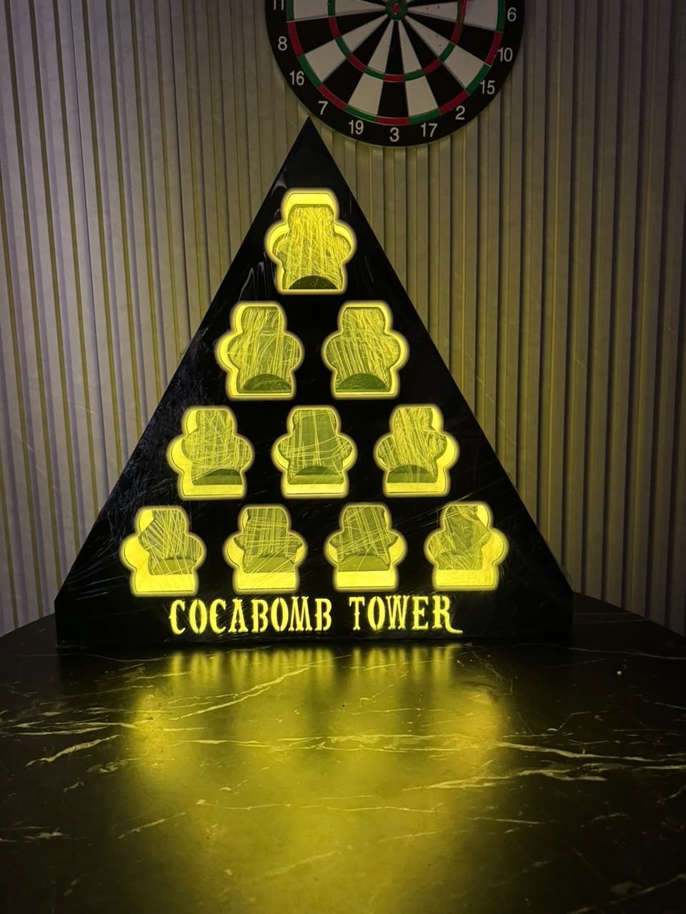 Cocabomb Tower LED display holder