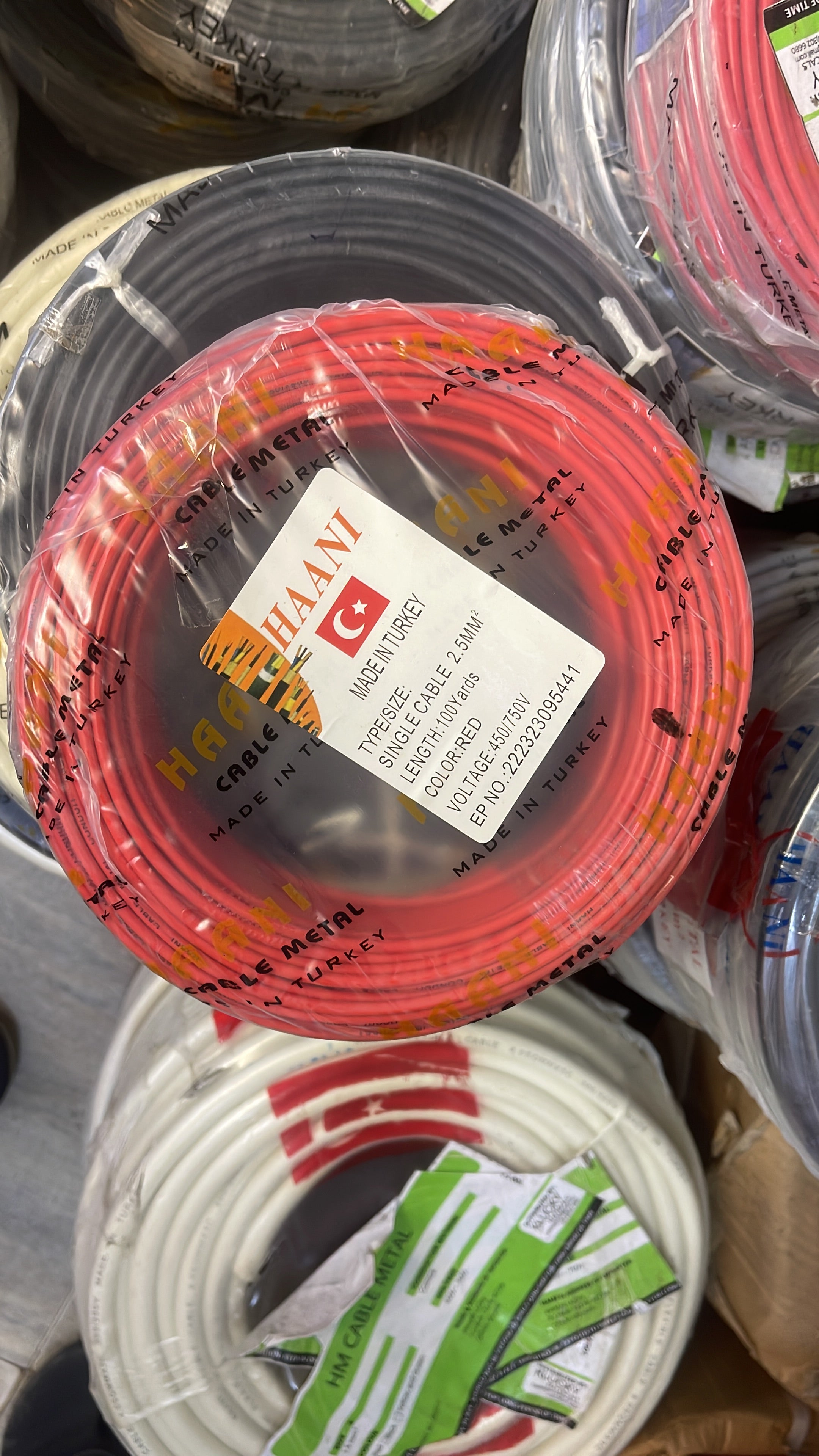 2.5mm Haani turkey conduit cable