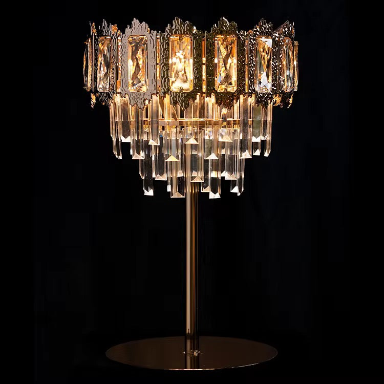 LUXURY K9 CRYSTAL BEDSIDE TABLE LAMP