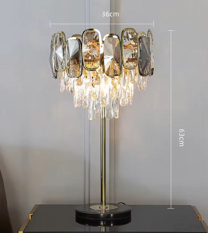 LUXURY K9 CRYSTAL BEDSIDE TABLE LAMP
