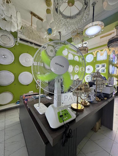 Solar table fan