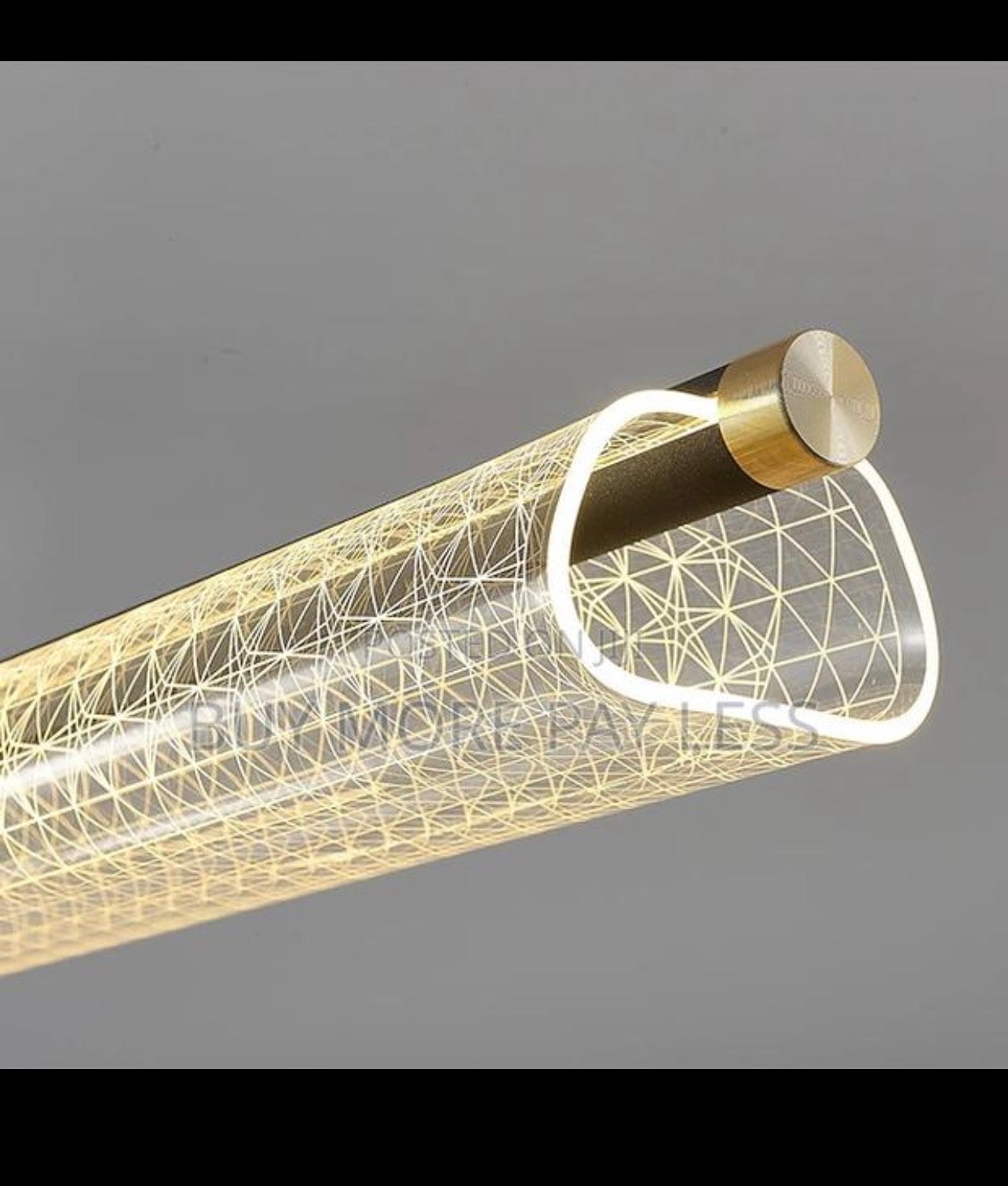 LED acrylic geometric pendant light
