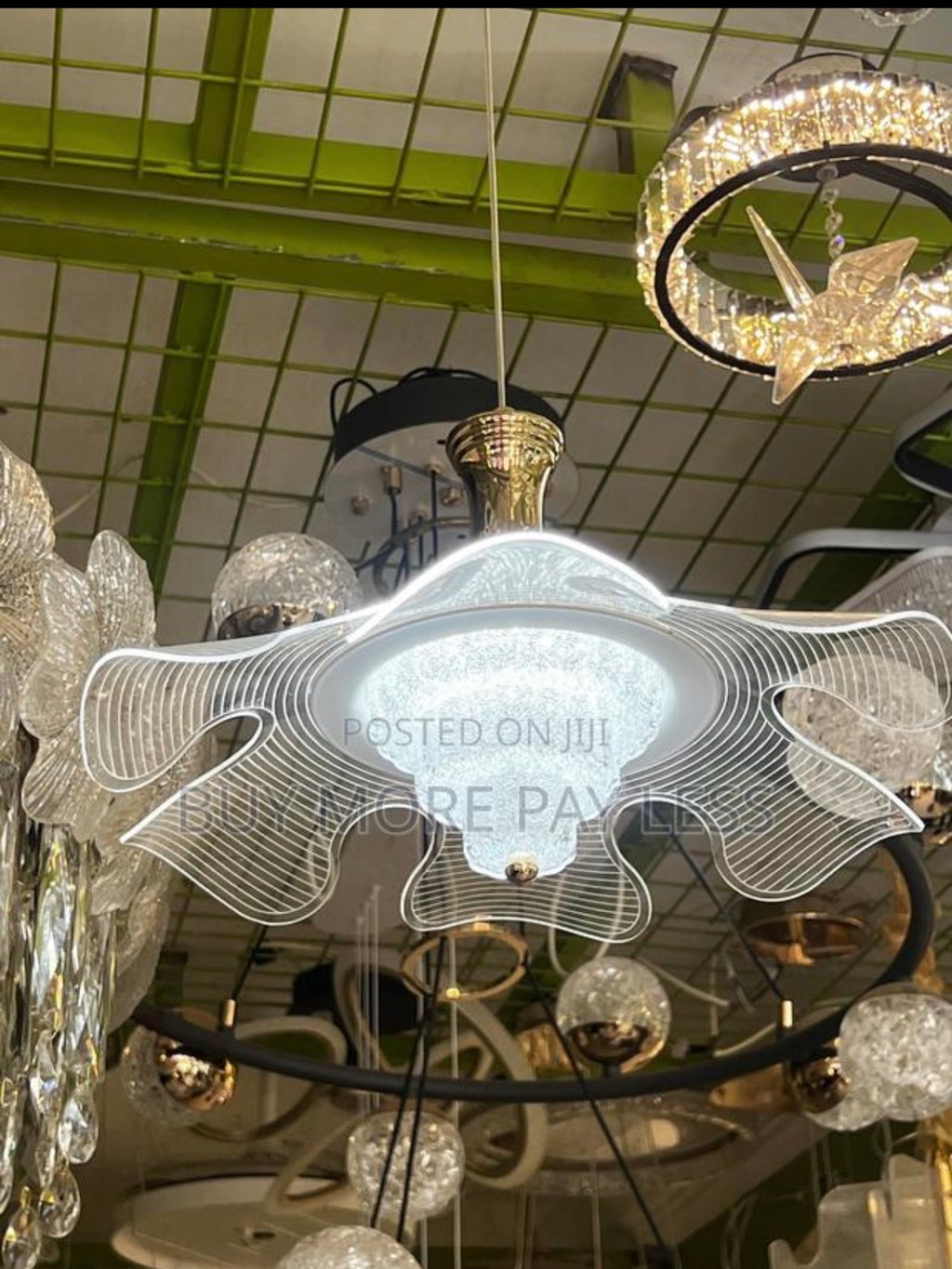 Modern Quik Florence hanging acrylic Led ceiling light