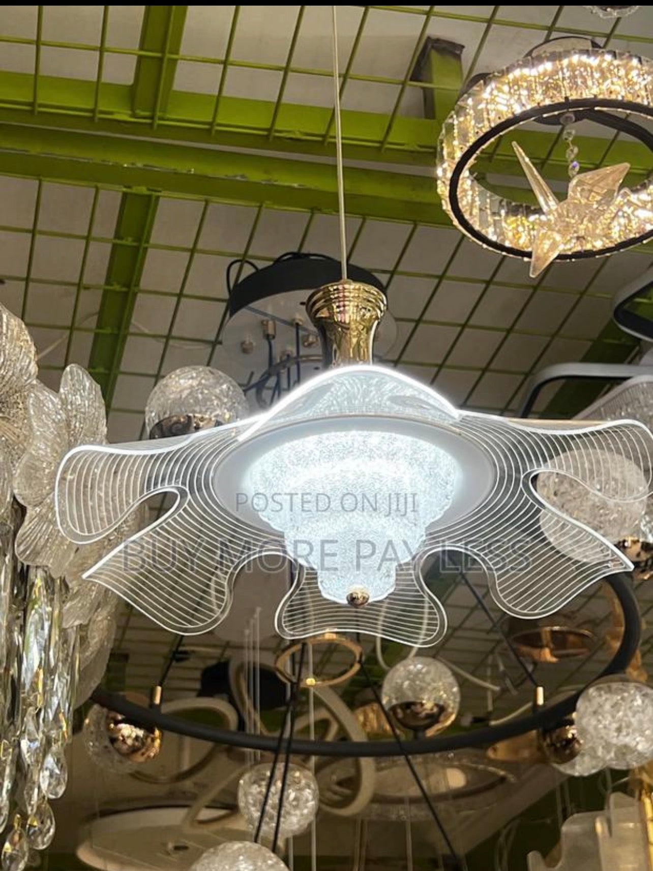 Modern Quik Florence hanging acrylic Led ceiling light
