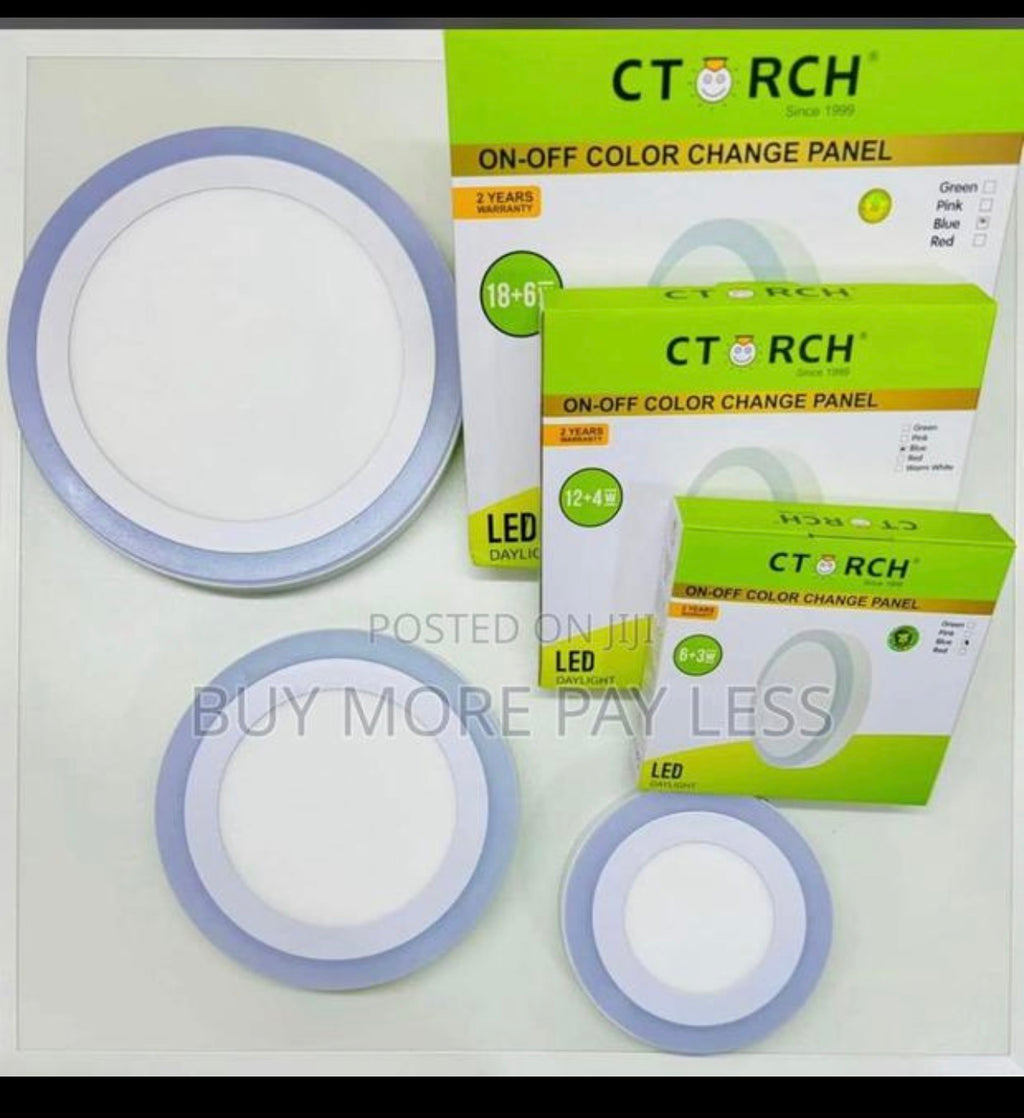 24watts Ctouch LED panel lights white and multicolored
