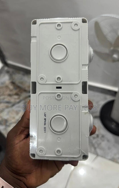 IP65 waterproof double socket