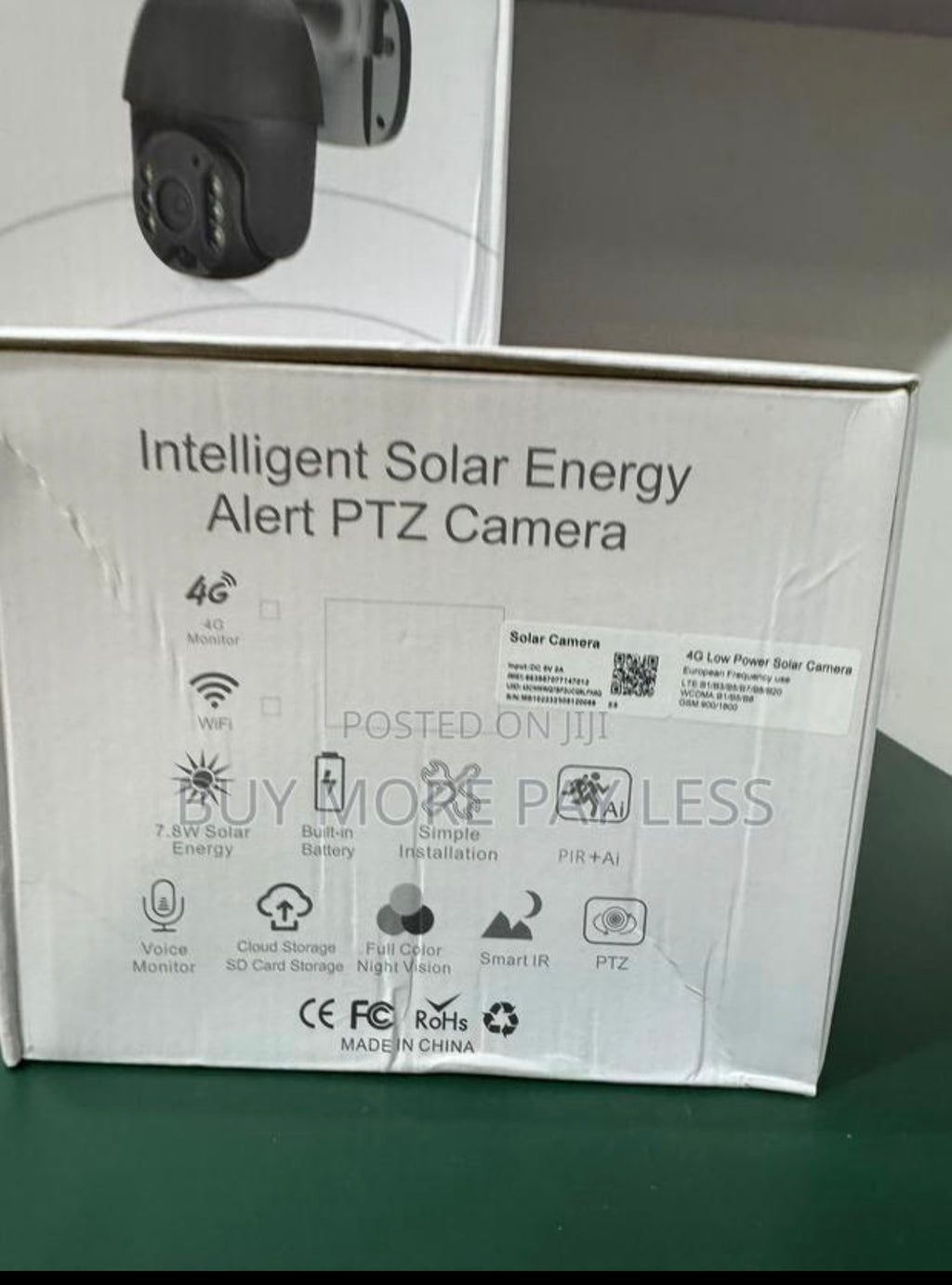 Intelligent solar energy PTZ security system