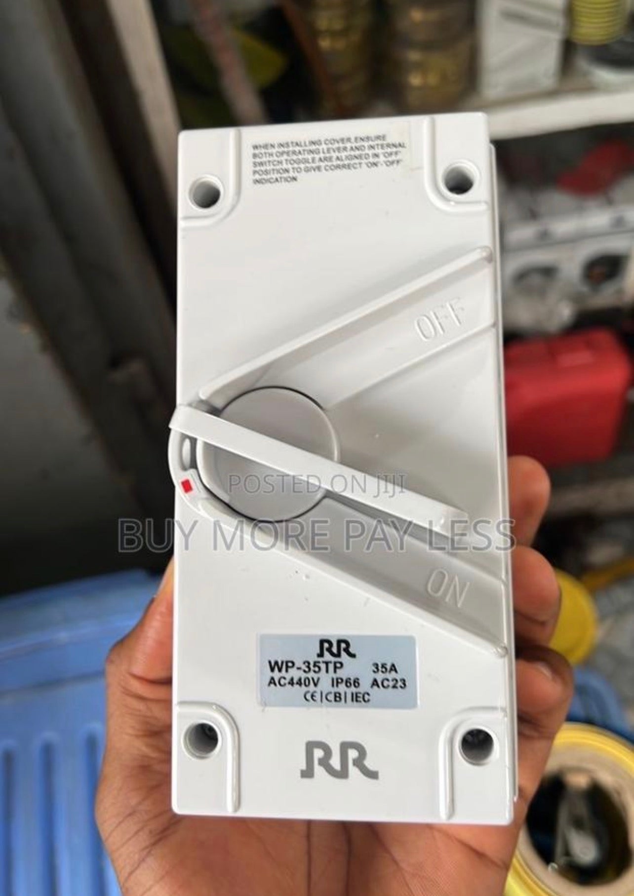 RR WP-35TP waterproof  isolator double socket