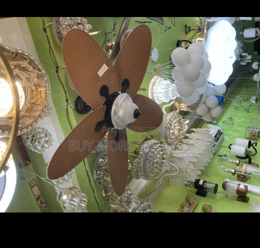 Chandelier with fan