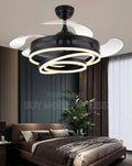 Chandelier with fan