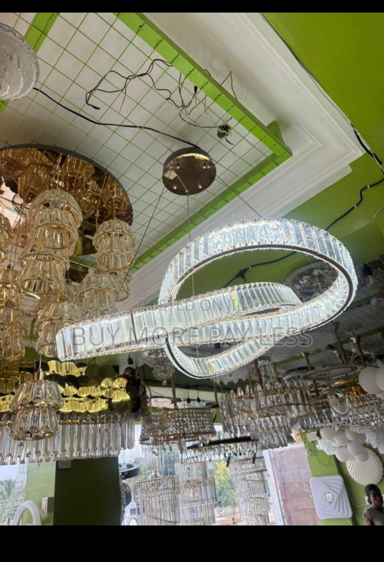 Crystal ring Chandelier