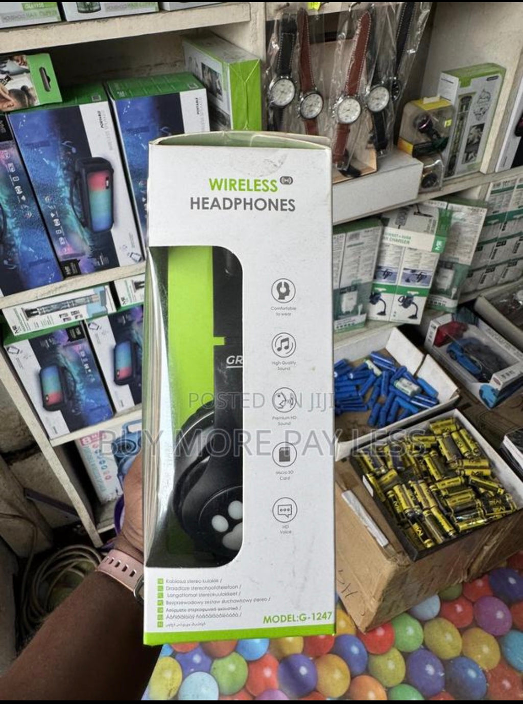 Green Luca headphones