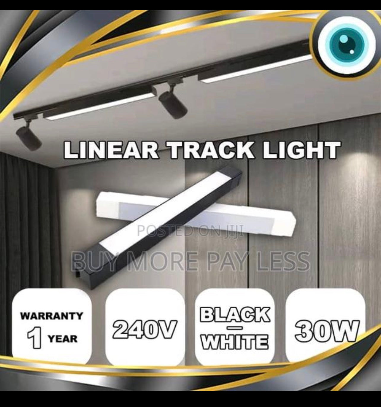 30watts LED linear magnetic track light