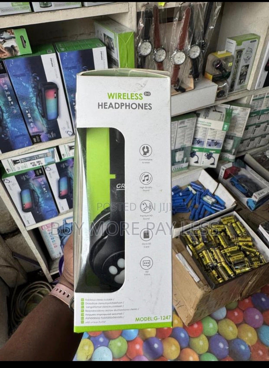 Green Luca headphones