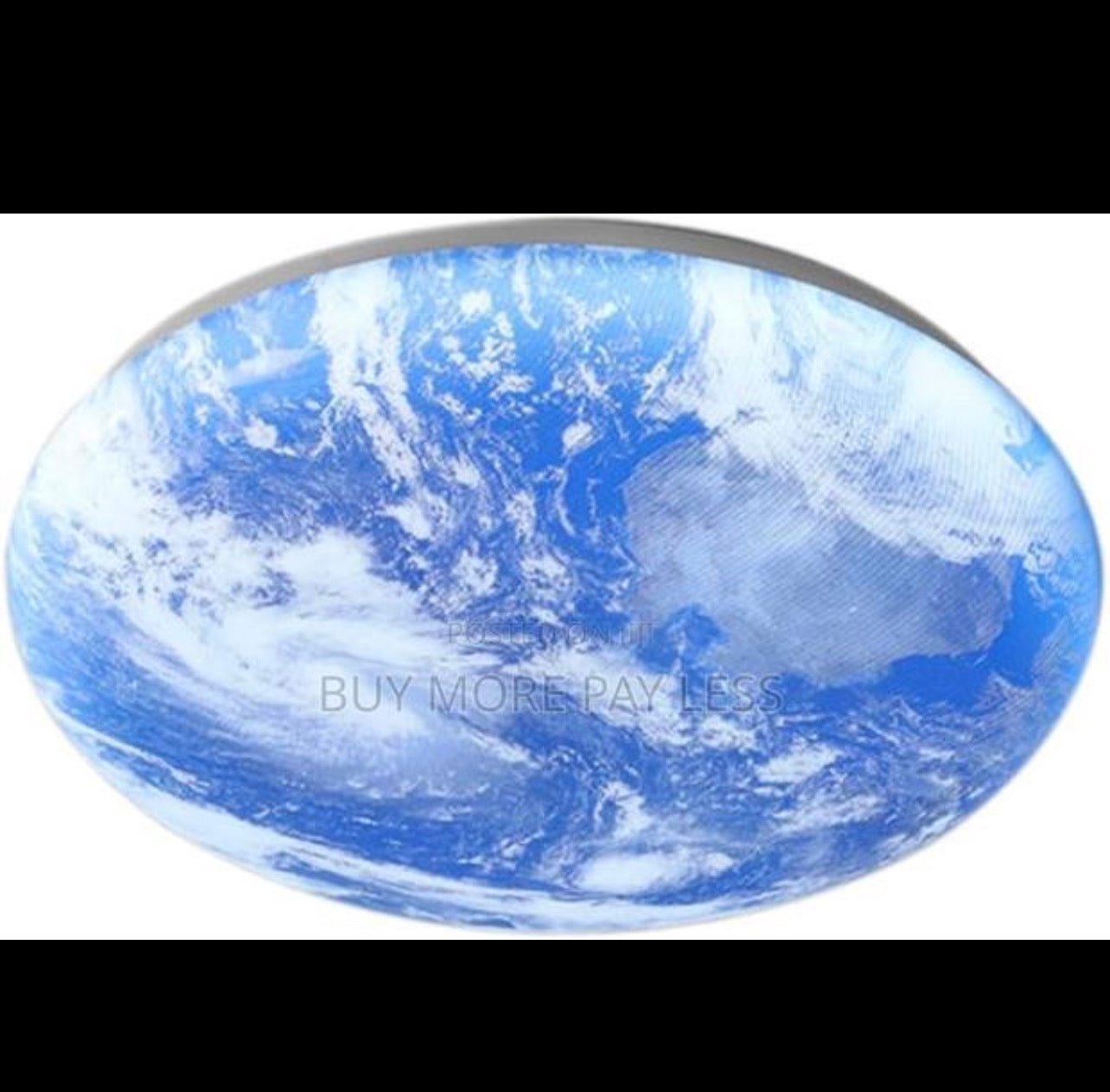 Galaxy nebula flush-mount LED ceiling light