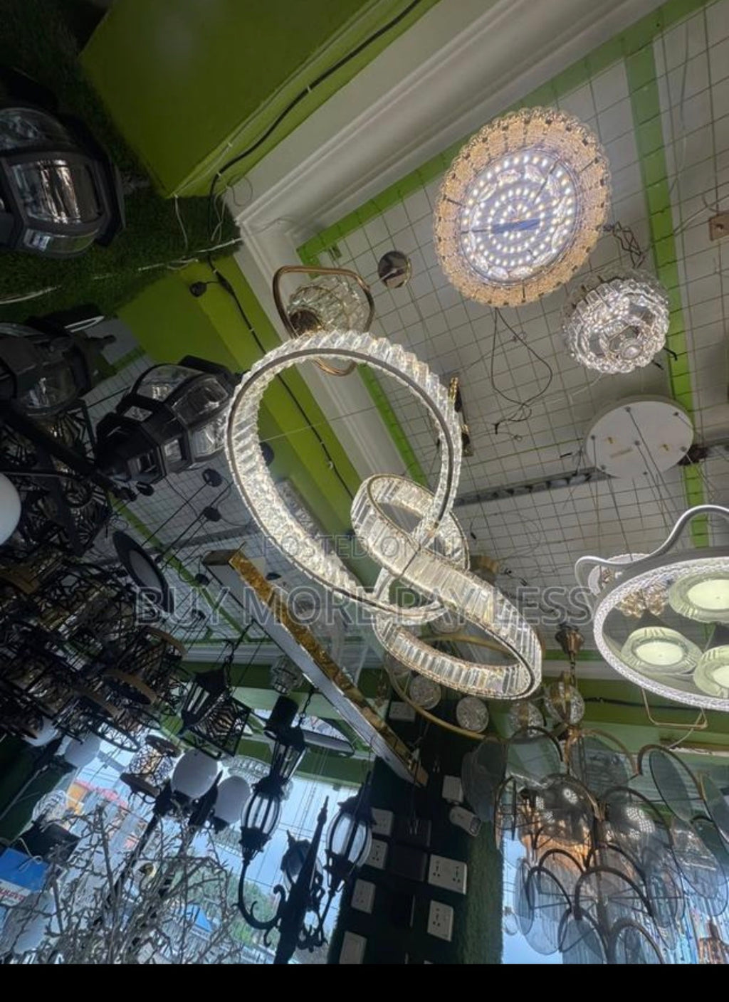 Crystal ring Chandelier