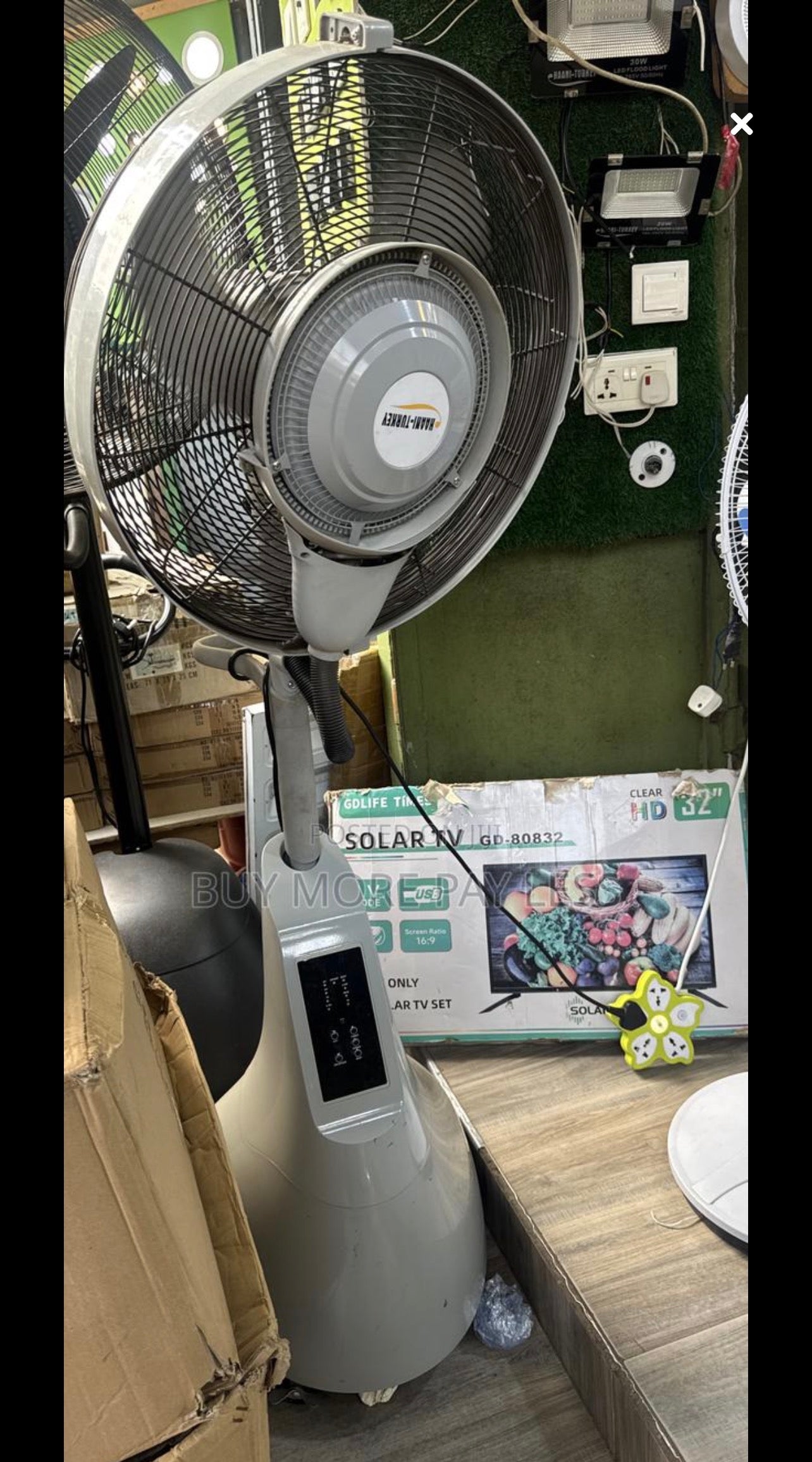 22 inch high quality cooling outdoor mist fan