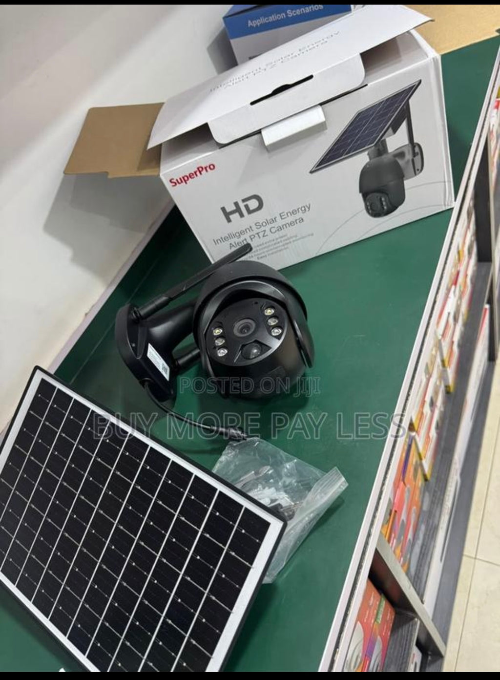 Intelligent solar energy PTZ security system
