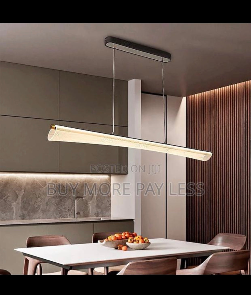 LED acrylic geometric pendant light