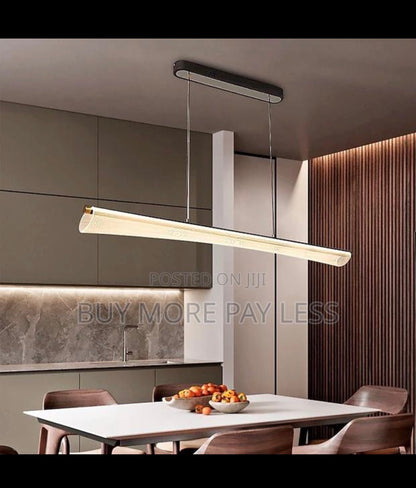 LED acrylic geometric pendant light
