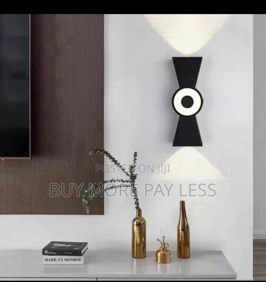 LED hourglass up and down wall sconce