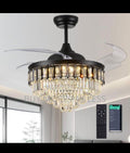 Dimmable chandelier ceiling fan
