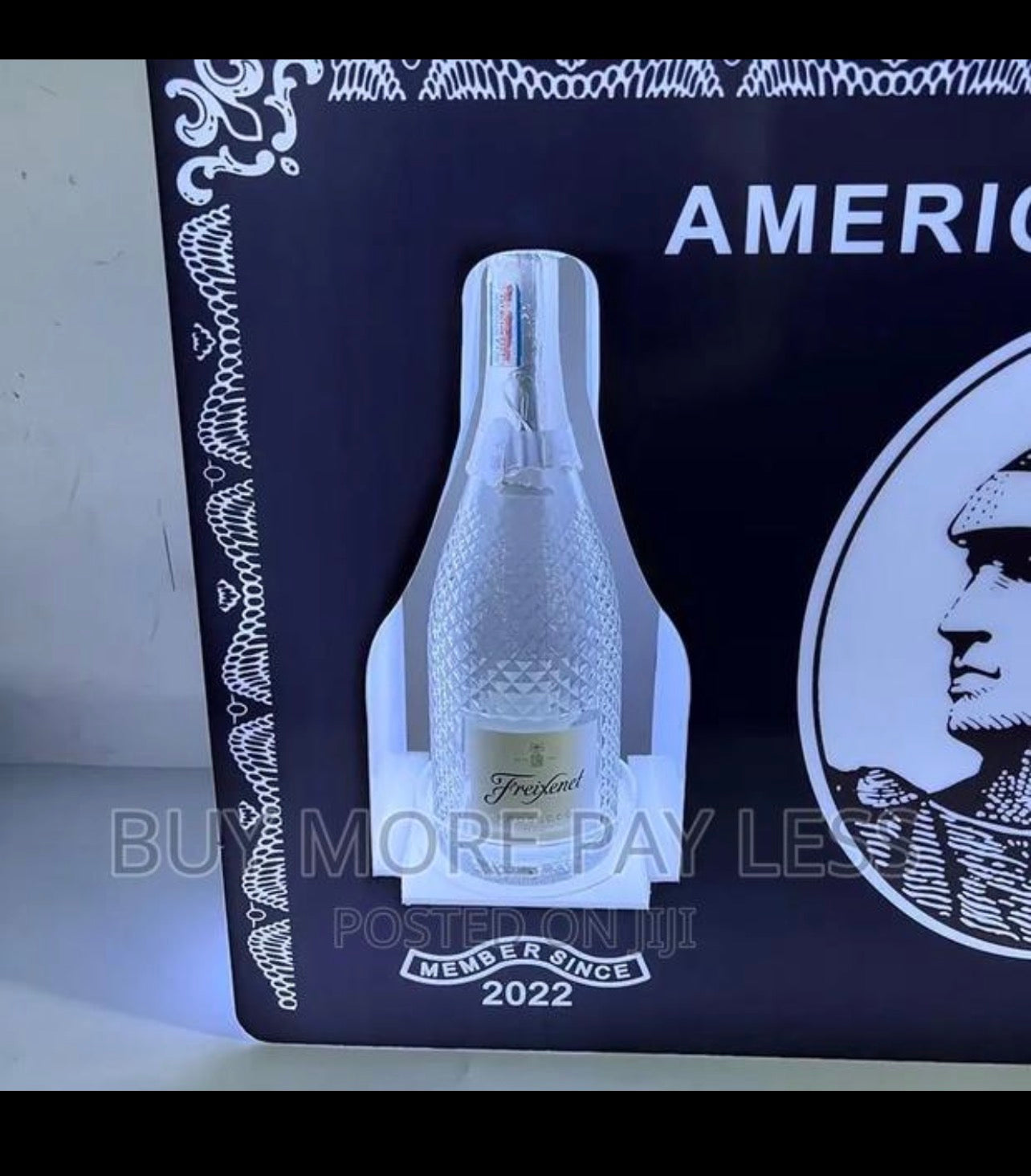 Champagne LED bottle glorifier light