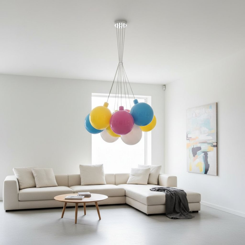 7 ball colorful ceiling lights