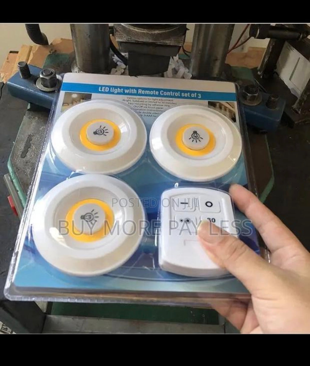 3 piece LED wall sticker light