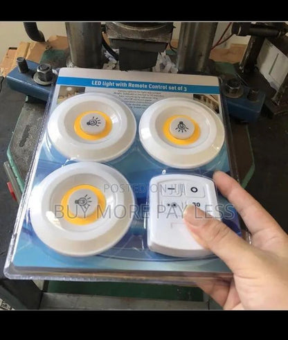 3 piece LED wall sticker light