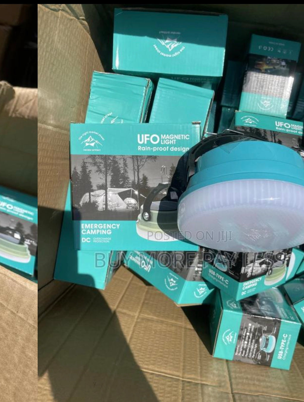 Emergency camping bulbs