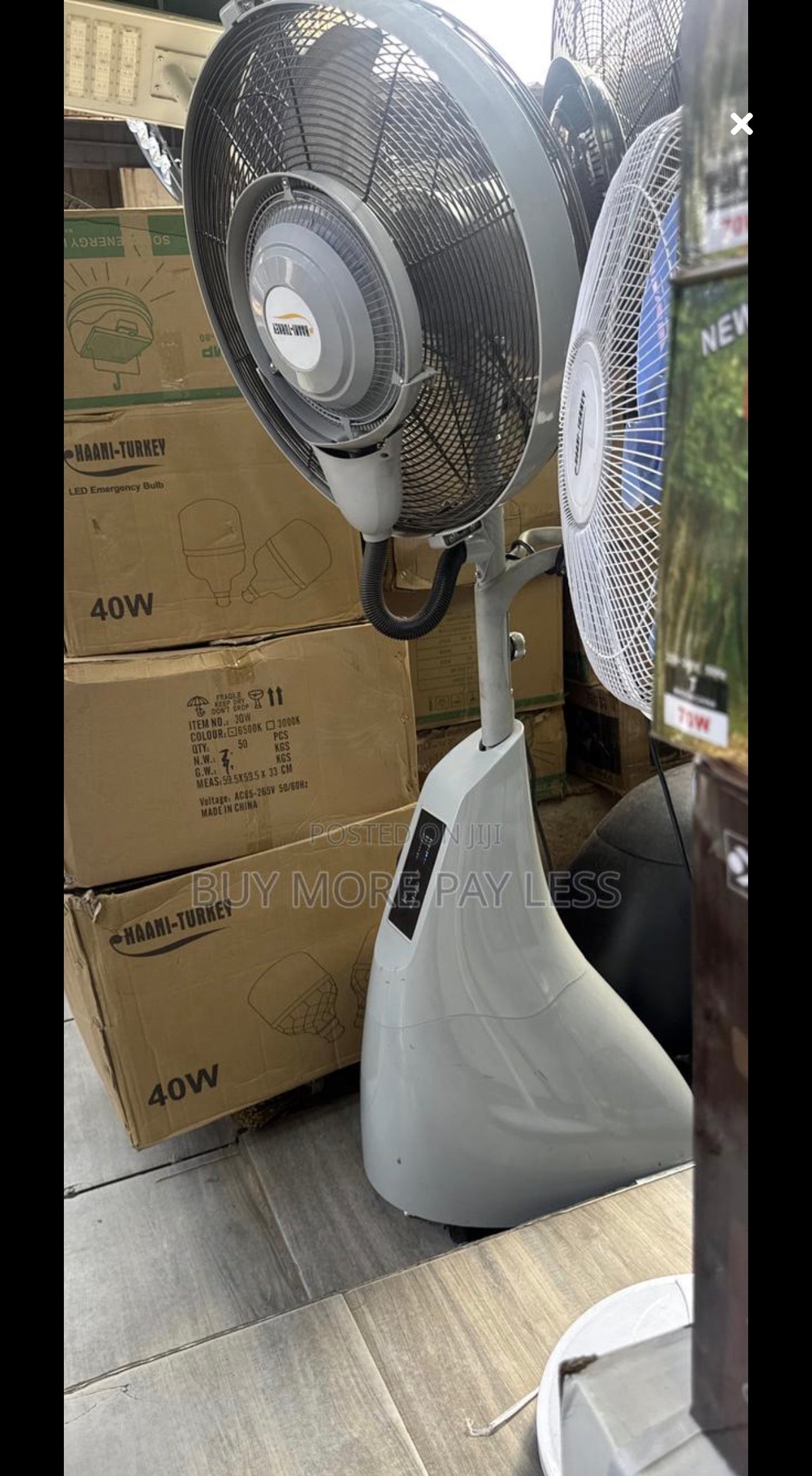 22 inch high quality cooling outdoor mist fan