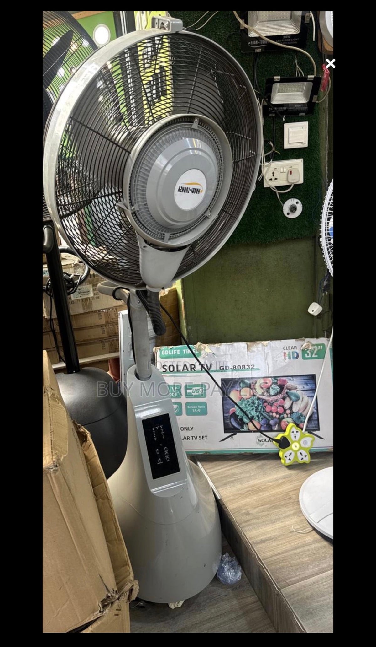 22 inch high quality cooling outdoor mist fan