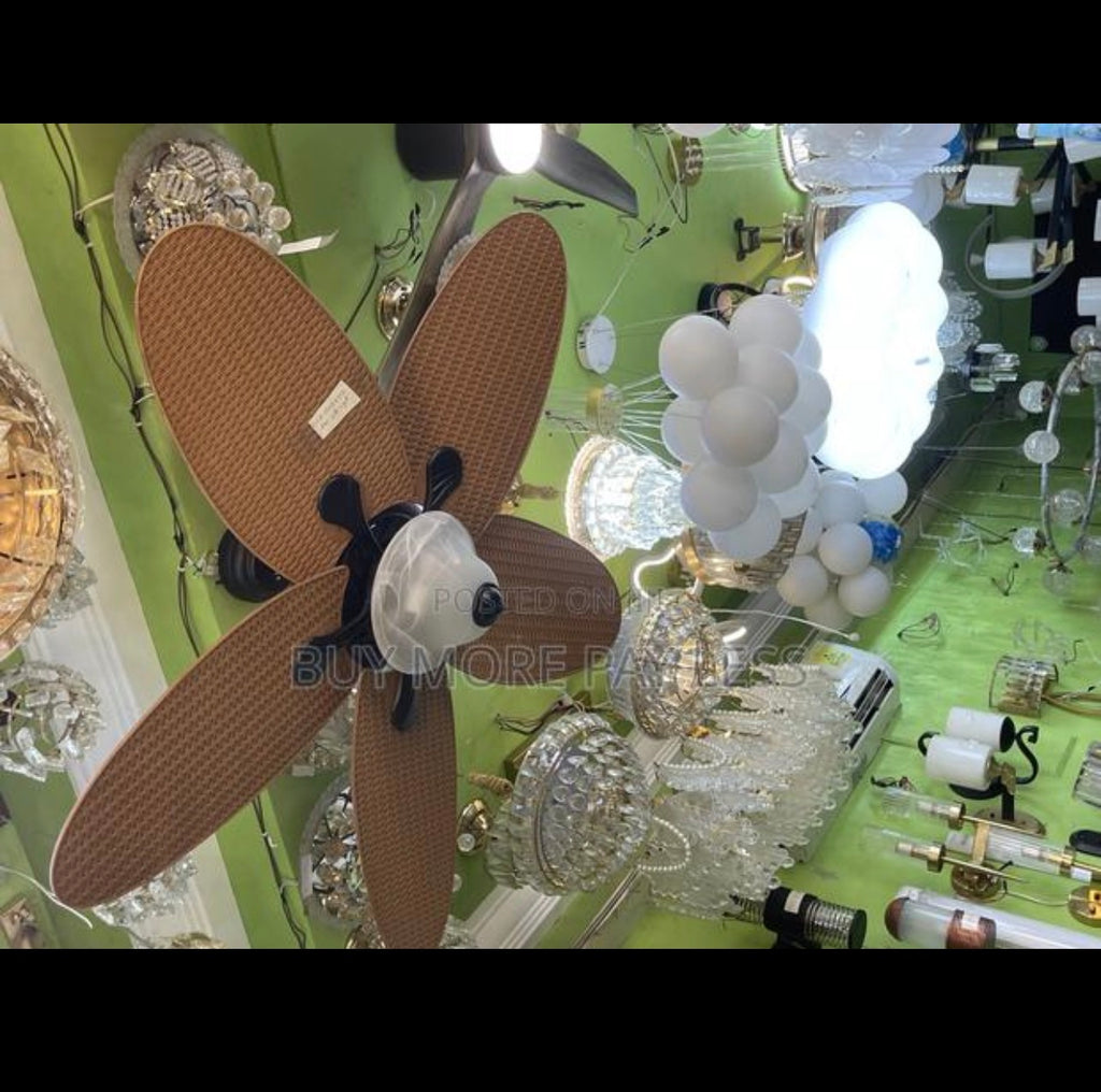 Chandelier with fan