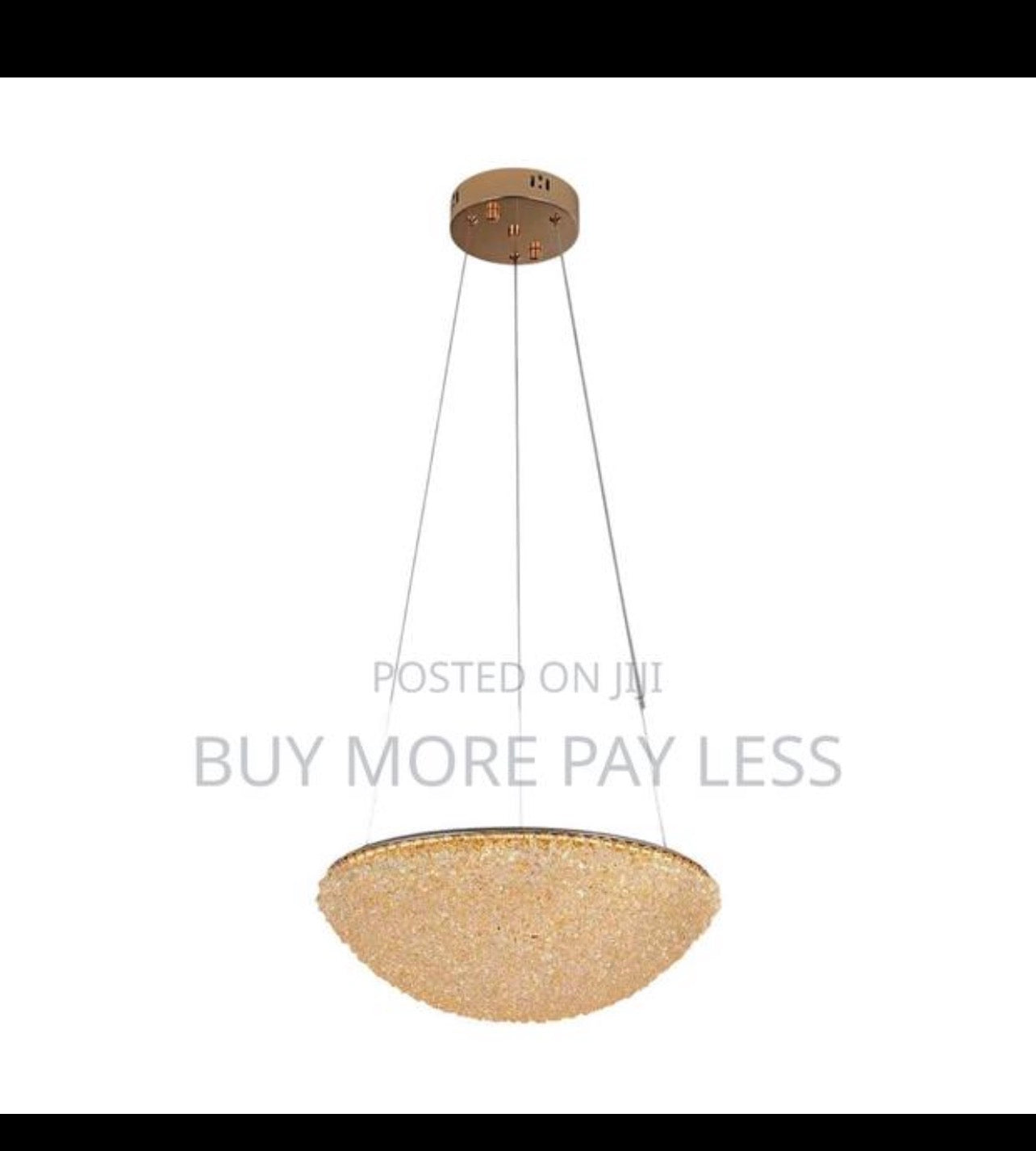 Crystal dome pendant LED chandelier