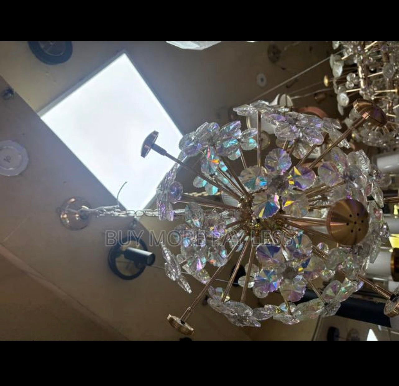 Roundball crystal chandelier
