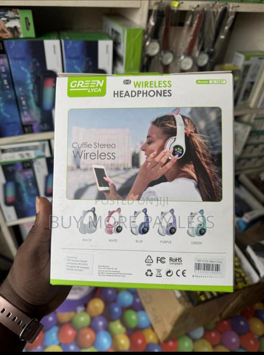 Green Luca headphones