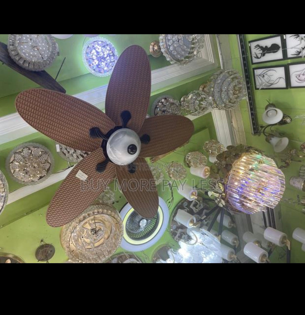 Chandelier with fan