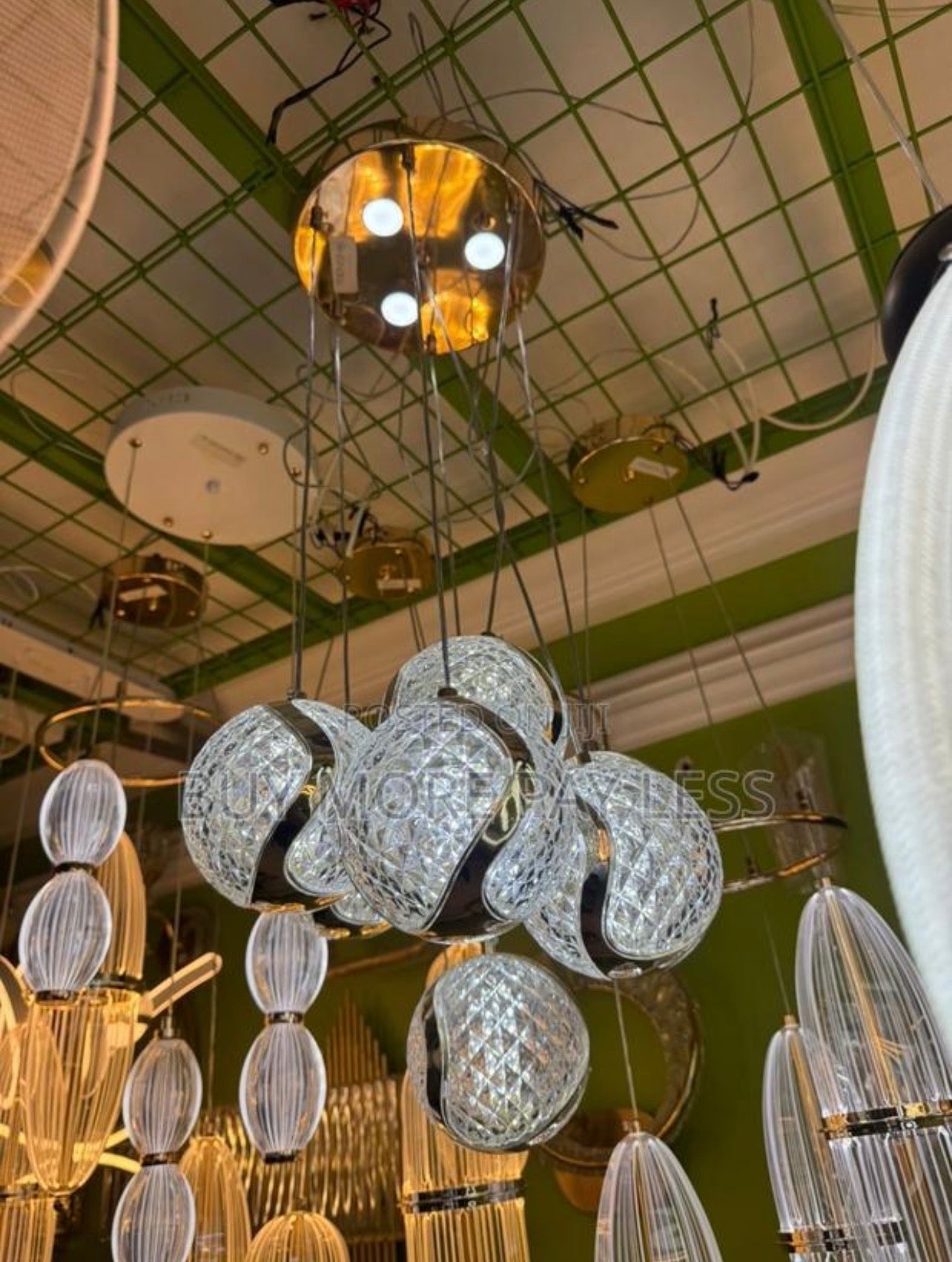 Modern crystal chandelier