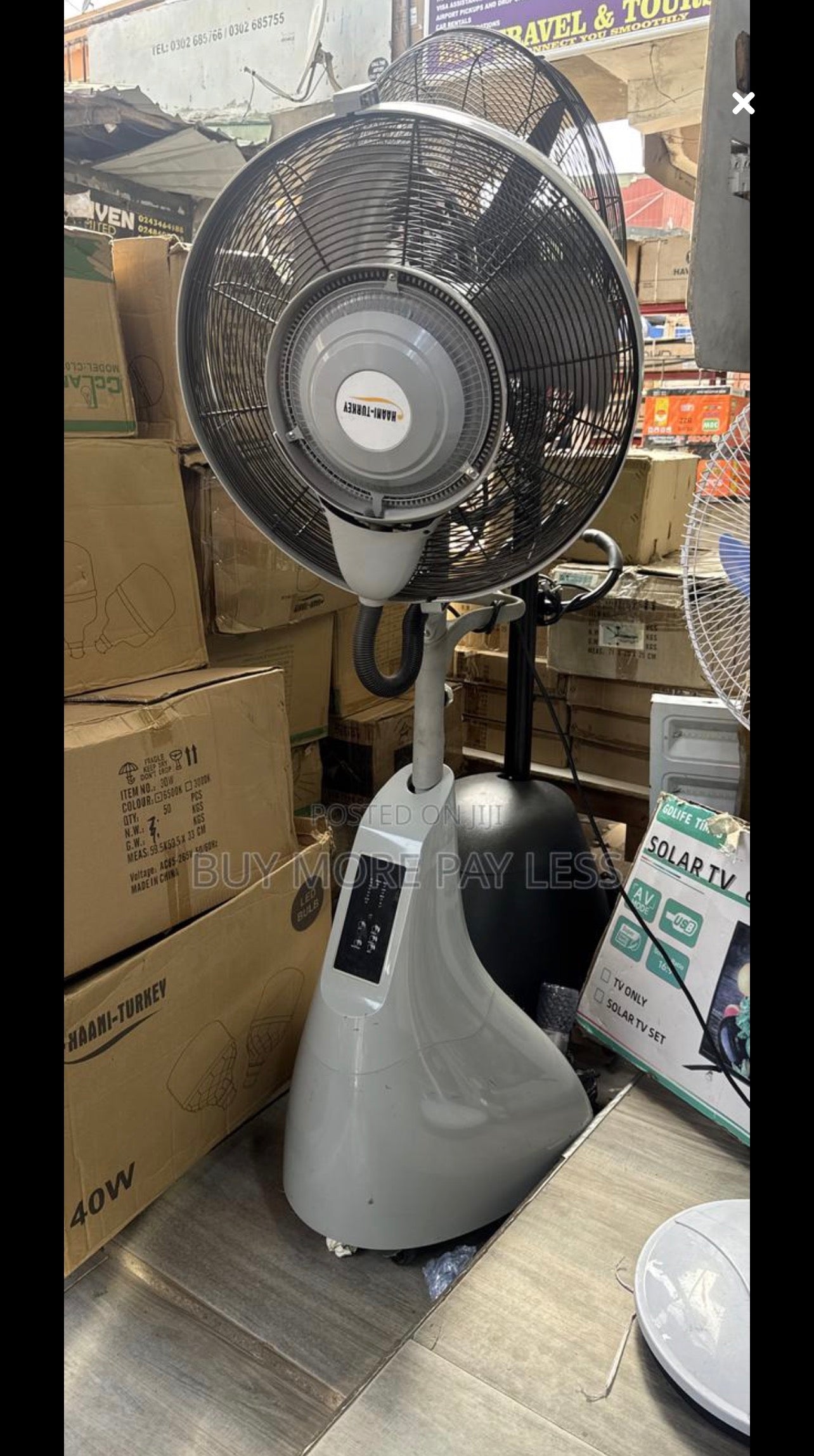 22 inch high quality cooling outdoor mist fan