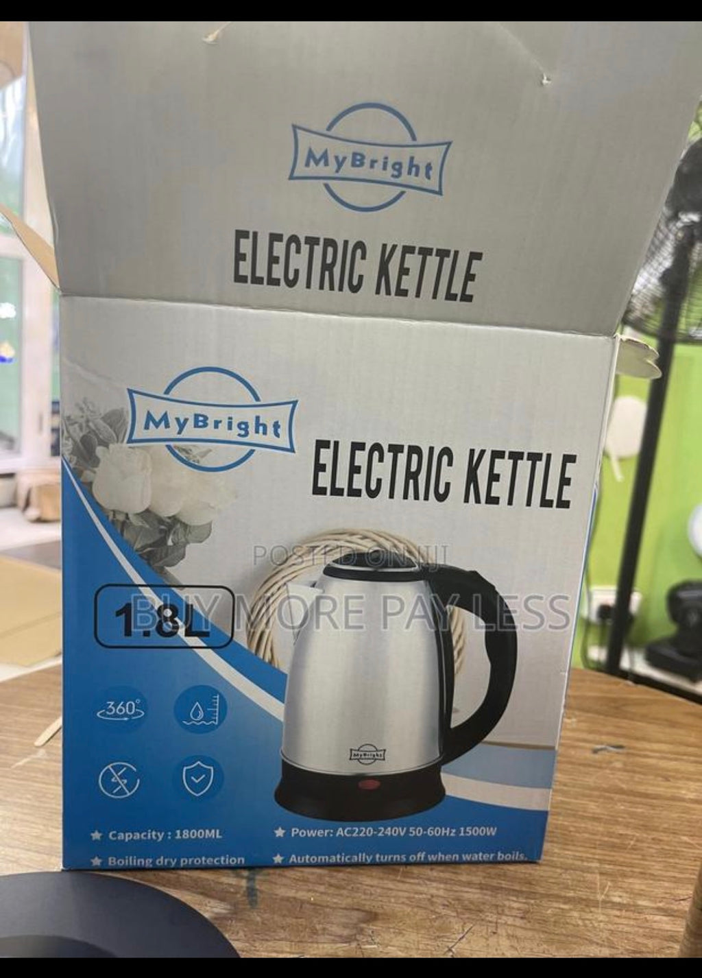1.8L electric kettle