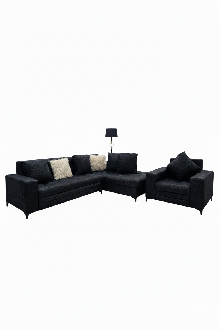 Brand-new 5-in-1 American-size L-shaped sofa set