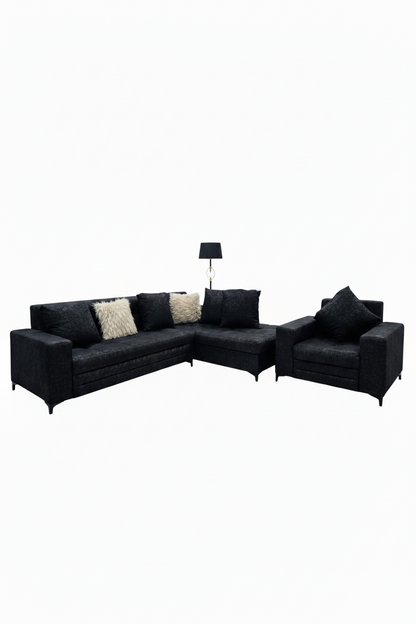 Brand-new 5-in-1 American-size L-shaped sofa set